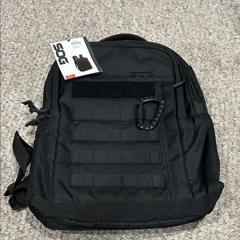 SO Black Tactical Backpack